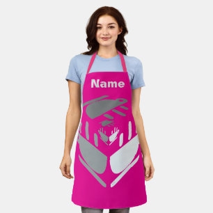 Have A Cup Of Java PERSONALIZE Hot Pink Apron