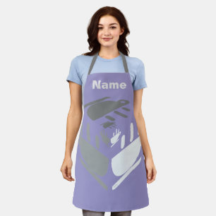 Have A Cup Of Java PERSONALIZE Pale Purple Apron