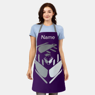 Have A Cup Of Java PERSONALIZE Purple Apron