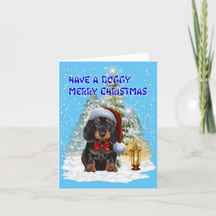 Have a Doggy Merry Christmas, christmas card