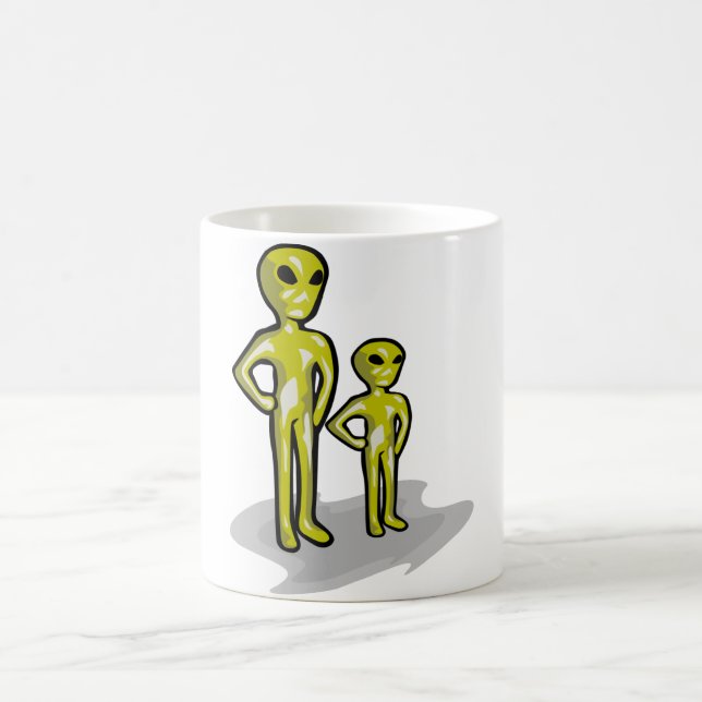 have a drink with your alien friends coffee mug (Center)