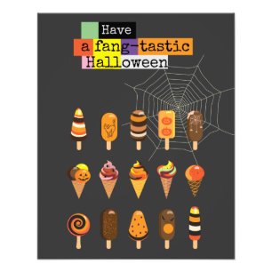 "Have a fang-tastic" Halloween Ice Cream Event Photo Print