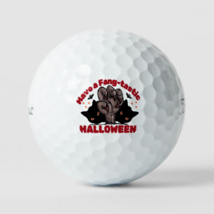 Have A Fang-Tastic Halloween Monster Hand Design Golf Balls