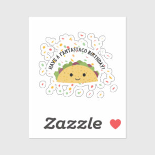Have a Fantastaco Birthday Cute Kawaii taco