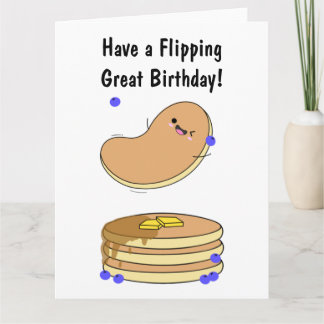 Have a Flipping Great Birthday Pancake Card