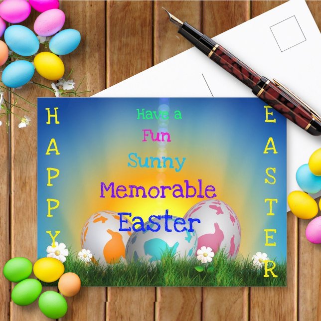Have a Fun Sunny Memorable Easter  Postcard (Creator Uploaded)