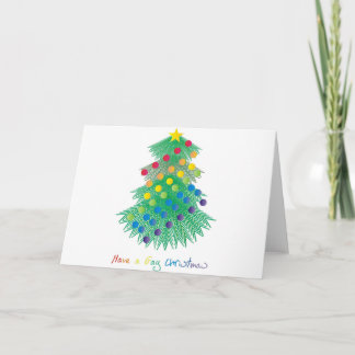 Have a Gay Christmas Holiday Card