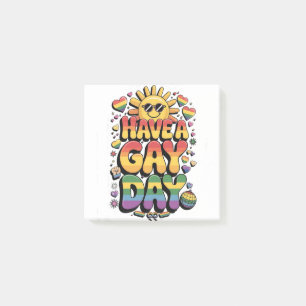 Have a Gay Day LGBT Pride Month  Post-it Notes
