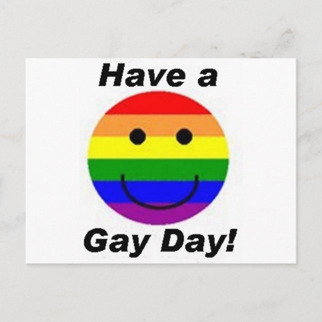 Have A Gay Day! Postcard (Front)