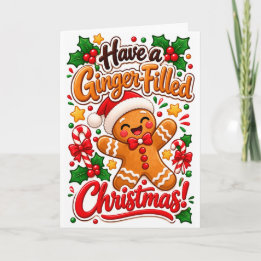 Have a Ginger Filled Christmas – Funny Ginger Card
