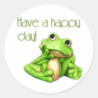 HAVE A GOOD DAY! CLASSIC ROUND STICKER