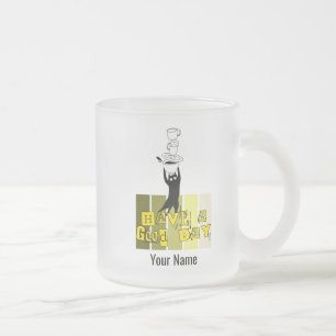 Have a Good Day . HAGD01A 🐱   Frosted Glass Coffee Mug