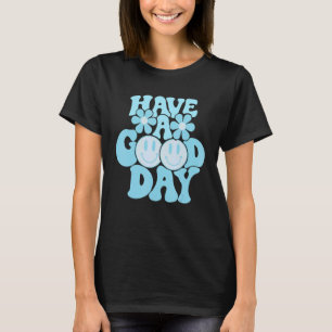 Have A Good Day Pink Smile Face Preppy Aesthetic T T-Shirt