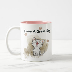 Have a great day Two-Tone coffee mug