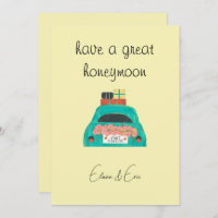 have a great honeymoon