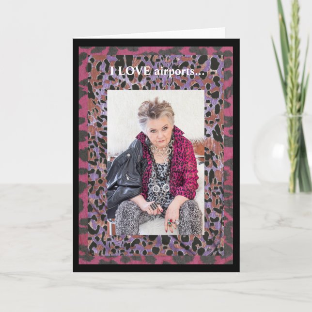 Have a great trip Folded Greeting Card (Front)