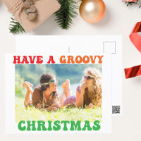 Have a Groovy Christmas Cute Hippie Photo