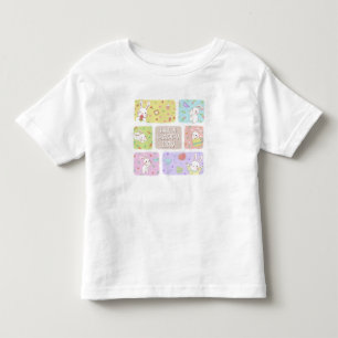 Have A Happy Day: Cute Bunny Illustration Toddler T-Shirt