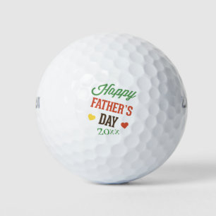 Have A Happy Fathers Day Add Date Golf Balls