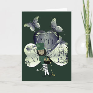 "Have a Happy St. Patrick's Day" Leprechaun Holiday Card