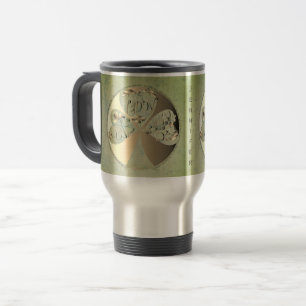 "Have a Happy St. Patrick's" Hand Written Travel Mug