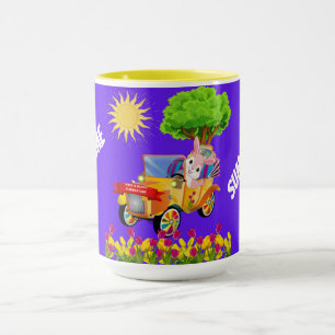 Have A Happy Summertime Two Tone Coffee Mug