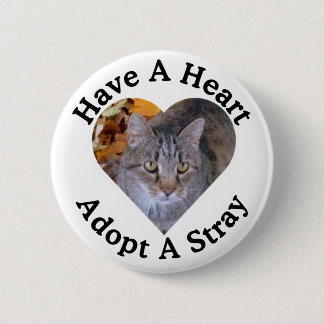 Have A Heart, Adopt A Stray Button