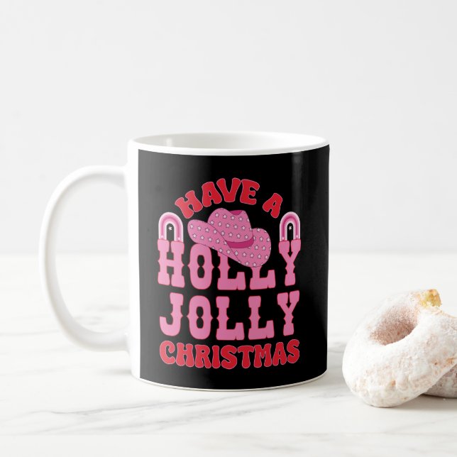 Have A Holly Jolly Christmas Coffee Mug (With Donut)