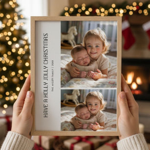 Have a Holly Jolly Christmas — Cute & Family card
