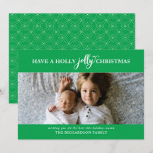 HAVE A HOLLY JOLLY CHRISTMAS FLAT PHOTO