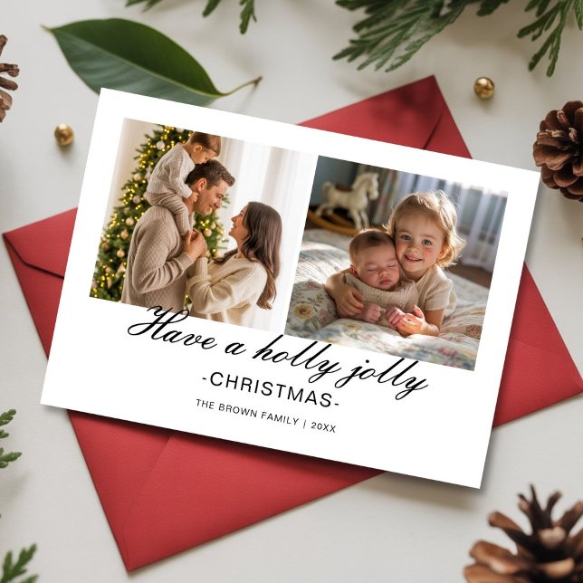 Have a Holly Jolly Christmas from Our Crazy Family Holiday Card (Creator Uploaded)