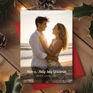 Have a Holly Jolly Christmas — Just the Two of Us Holiday Card