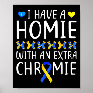 Have A Homie With An Extra Chromie Down Syndrome A Poster