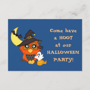Have a Hoot Halloween Party Invitation
