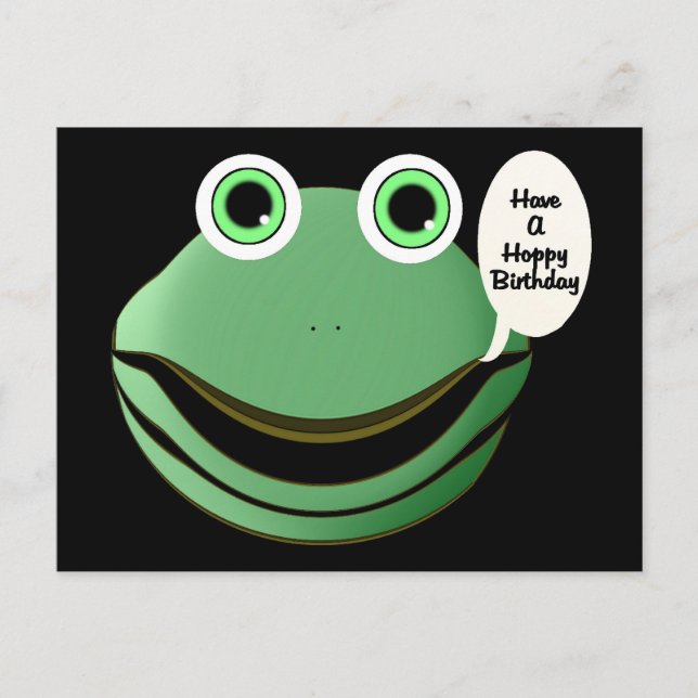 Have A Hoppy Birthday Postcard (Front)