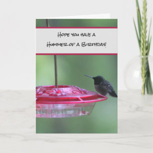 Have a Hummingbird Birthday Card