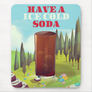 Have a ice cold soda Commercial. Mouse Mat