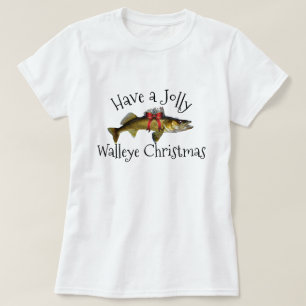 "Have a Jolly Walleye Christmas"  T-Shirt