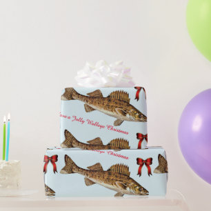 "Have a Jolly Walleye Christmas" Wrapping Paper