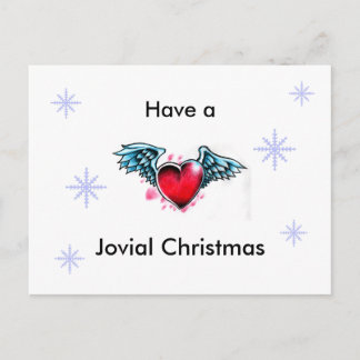 "Have A Jovial Christmas" Post Card