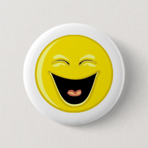 Have a Laugh Face 6 Cm Round Badge