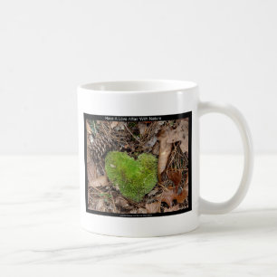 Have a Love Affair with Nature Moss Heart Gifts Coffee Mug