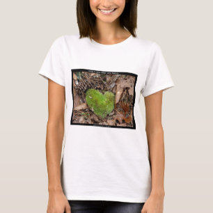 Have a Love Affair with Nature Moss Heart Gifts T-Shirt