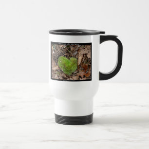 Have a Love Affair with Nature Moss Heart Gifts Travel Mug