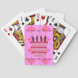 Have a Lovely Blessed Wonderful  Happy Birthday Playing Cards