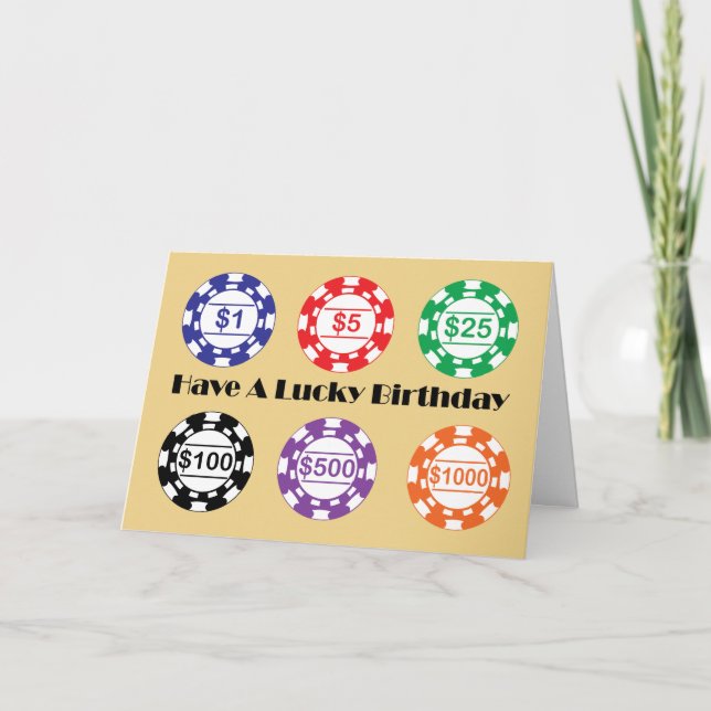 Have A Lucky Birthday Card (Front)