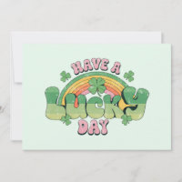  Have a Lucky Day Retro Typography