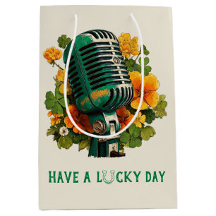 Have a Lucky Day – St. Patrick’s Music Art Medium Gift Bag