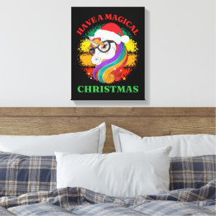 have a magical christmas canvas print