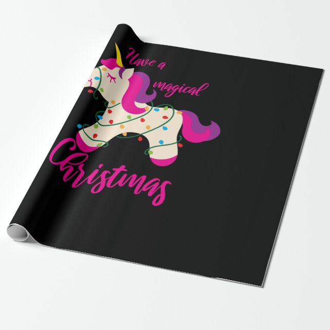Have a magical Christmas Wrapping Paper (Unrolled)